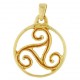 Toulhoat Encircled triskels pendant 8g 2.5cm