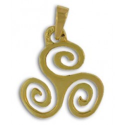 Toulhoat Stylized triskel pendant 3.6g