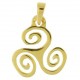 Toulhoat Stylized triskel pendant 3.6g