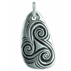 Pendentif Silex Triskel