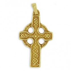 Toulhoat Celtic cross pendant 6.6g 3cm