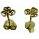 Boutons d'oreilles triskel Toulhoat