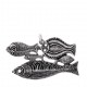 Toulhoat Shoal of fishes pendant 14g 5x3cm