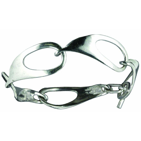 Brac. Flat Chain 5 Elts 17 Cm