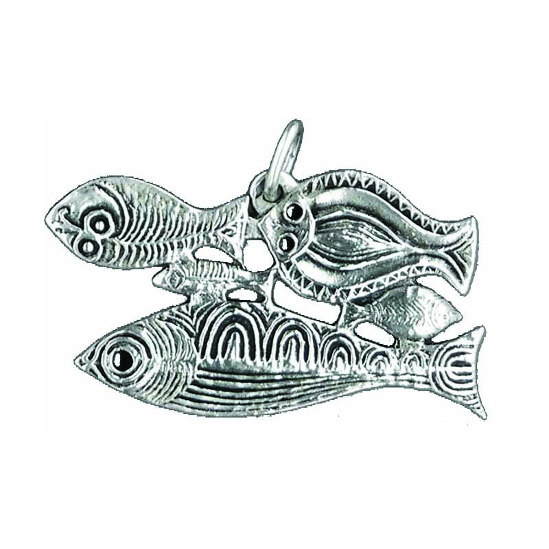 Pendentif Banc De Poissons