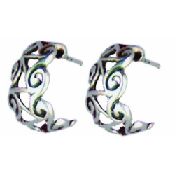 Openwork Triskelion Creole Buttons