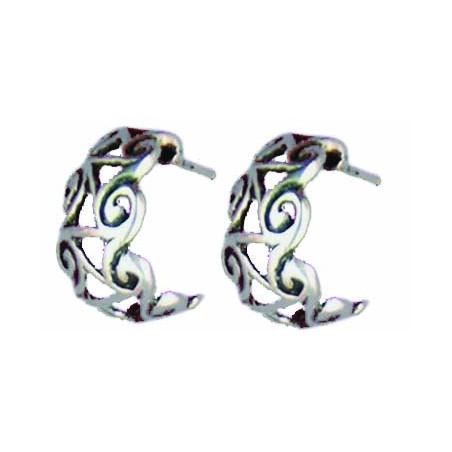 Openwork Triskelion Creole Buttons