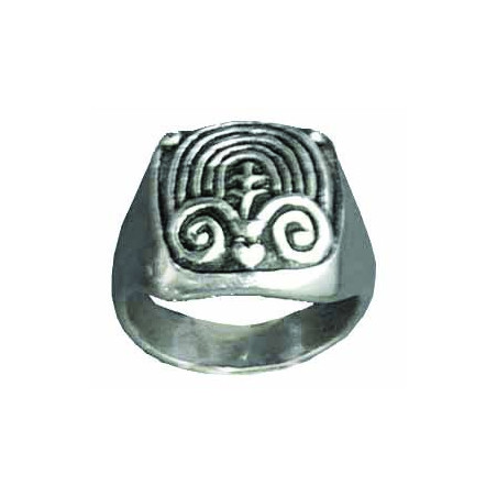 Ram's Horns Signet Ring