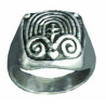 Ram's Horns Signet Ring
