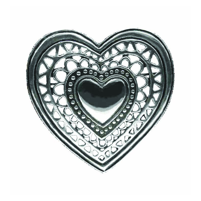 Cœur Royal (Mixte Pendentif Et Broche)