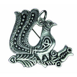 Bird of Paradise Brooch