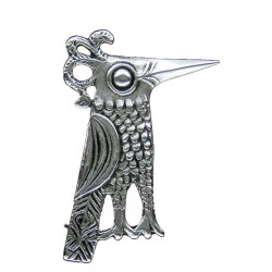 Broche Oiseau Huppé