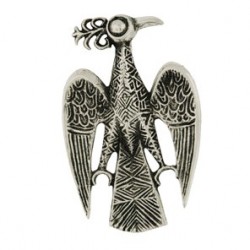 Toulhoat Phoenix brooch 11.4g