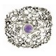 Toulhoat vine amethyst brooch 11.5g