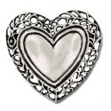 Toulhoat Garland heart brooch 6g