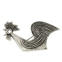 Toulhoat Cock brooch 11.3g