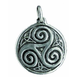 Pendentif Médaille Triskel Moyenne