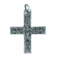 Grooved Cross, Reverse in Geometric Frieze