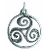Large Circled Triskel Pendant