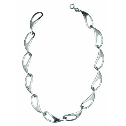 Collier Chaîne Plate 12 Elts ˜ 40 Cm