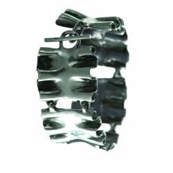 Brac. Tuyauté 6 Elts 19 Cm