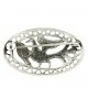 Toulhoat Oval bird brooch 4.8g