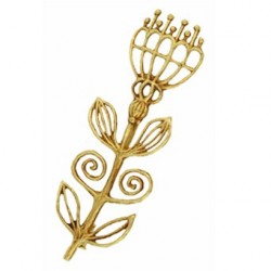 Toulhoat Ear of wheat brooch 8.3g