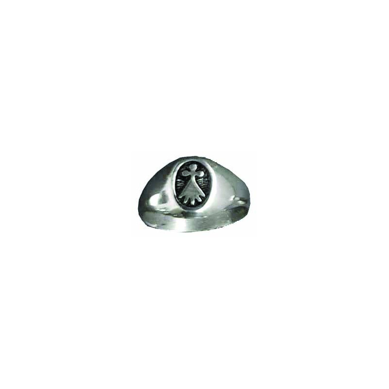 Medium Ermine Oval Signet Ring
