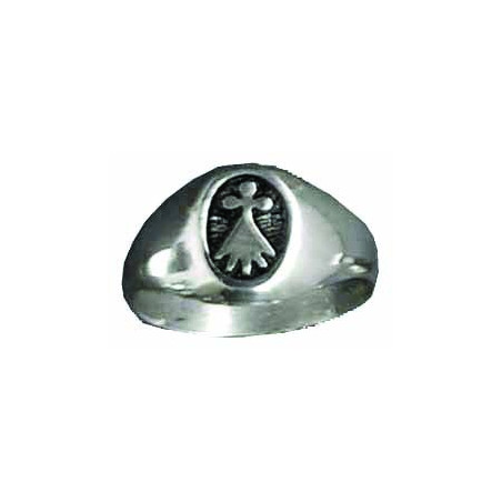 Medium Ermine Oval Signet Ring