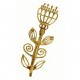 Toulhoat Ear of wheat brooch 8.3g