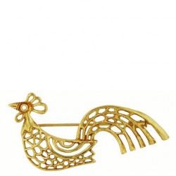 Broche Toulhoat Coq ajouré