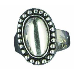 Oval Mirror Ring (Open)