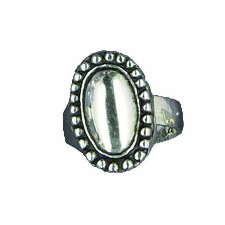 Oval Mirror Ring (Open)