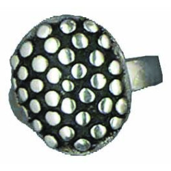 Bague Ronde Cloutée (Ouverte)