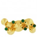 Toulhoat Emerald Peas Brooch 12g