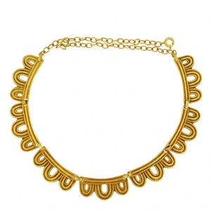 Toulhoat Drapery necklace 43g