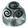 Large Closed Triskel Signet Ring