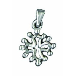 Croix D'Oc Ajourée 12 Mm