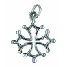 Croix D'Oc Ajourée 32 Mm