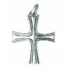 Cross with grooves along its arms (Small)
