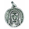 Round Champlevé Virgin Mary Medal