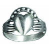 Large Heart and Hands Ring