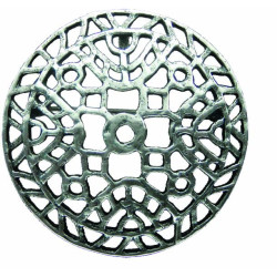 Broche Ronde Ajourée