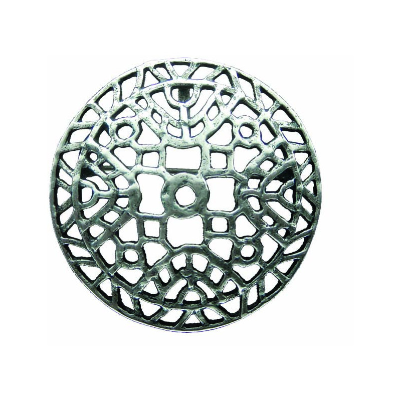 Broche Ronde Ajourée