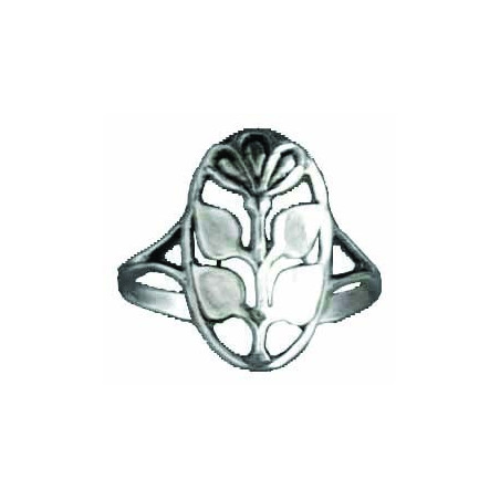 Bague Médaille Fleur