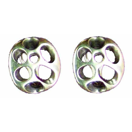 Clips, Buttons with Holes