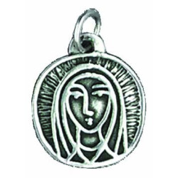 Médaille Vierge Ronde Champlevé