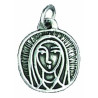 Round Champlevé Virgin Mary Medal