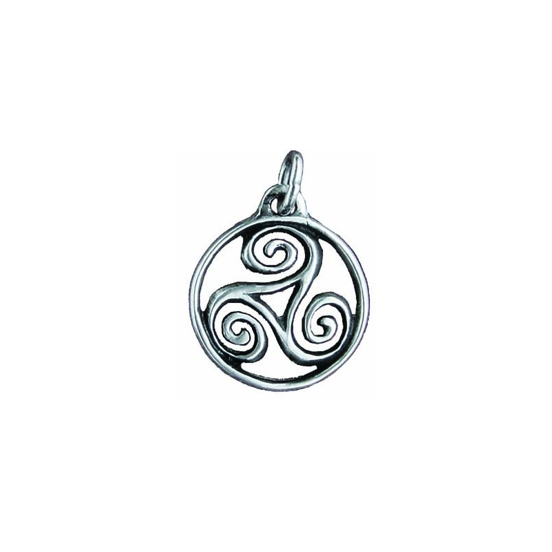 Medium Circled Triskel Pendant