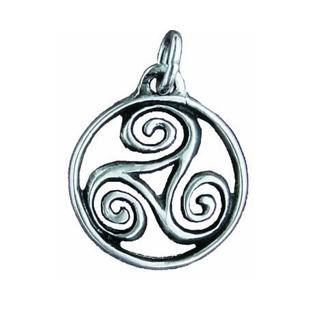 Medium Circled Triskel Pendant